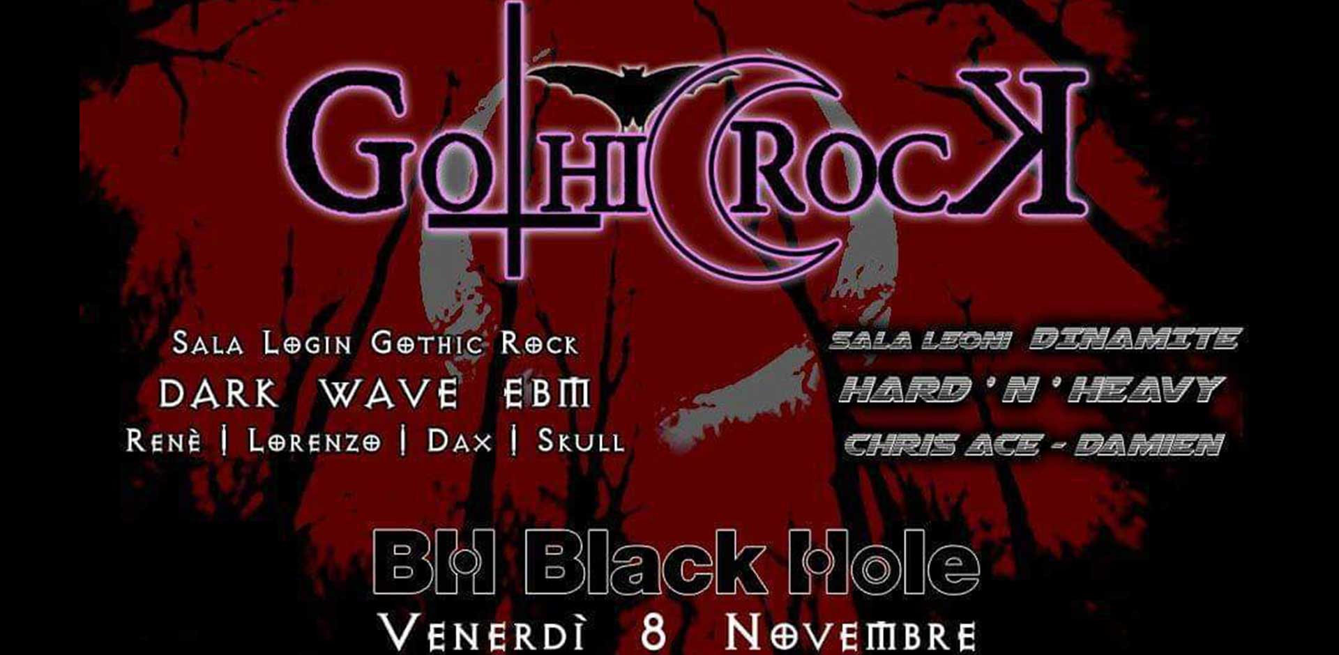 Black Hole Milano | Discoteche e night club a Milano per feste e musica dal vivo | Discoteca Milano evento Gothic Rock